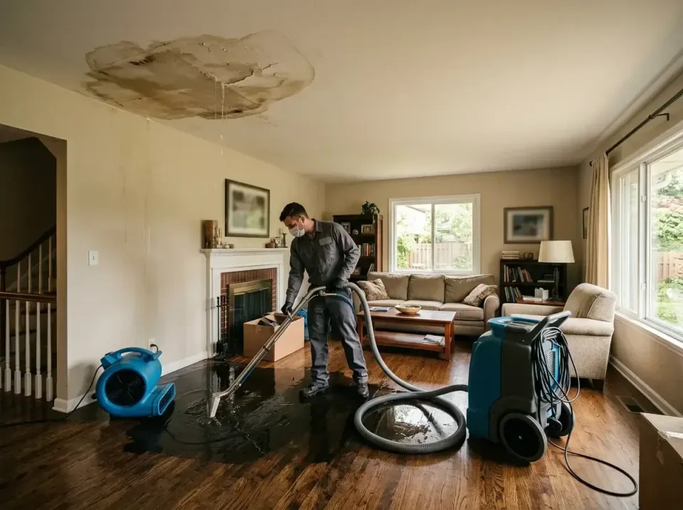 attic-pipe-burst-ceiling-drip-008 — frequently asked questions, Water Damage Restoration & Carpet Care in Collegedale, TN